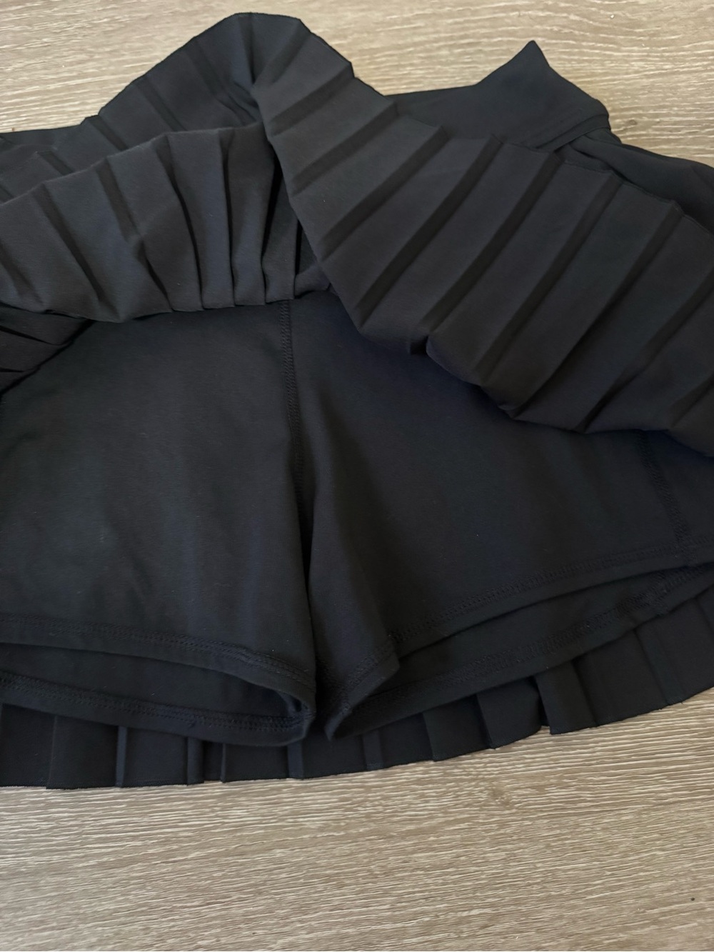 Varsity Black Pleated Athletic Tennis Skort with Built-In Shorts Women’s M - Picture 7 of 10